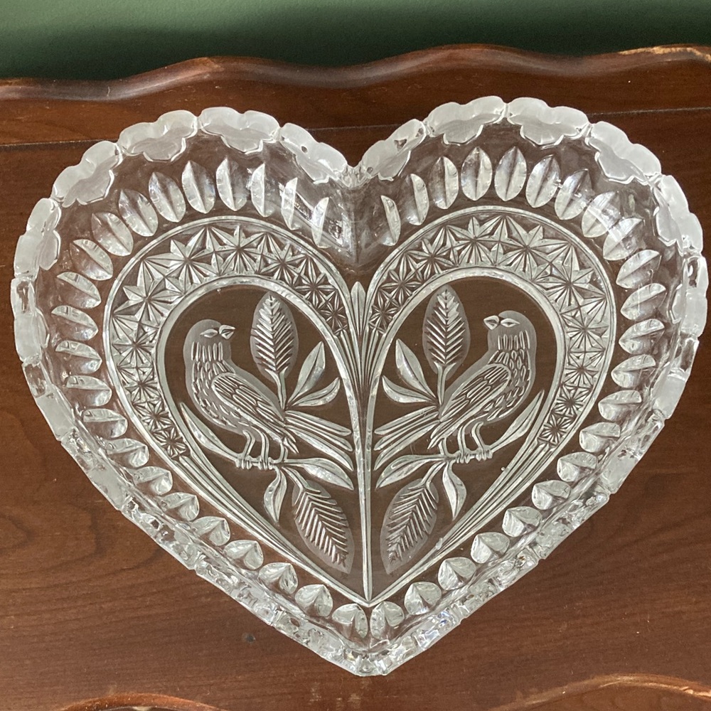 Vintage Hofbauer Byrdes Crystal Bowl